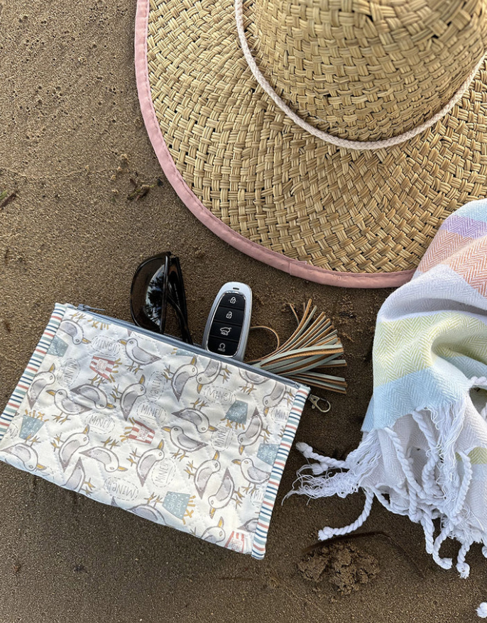 TBH-, Sunkissed Beach Bag, Pattern by the Birdhouse (+ Purse)