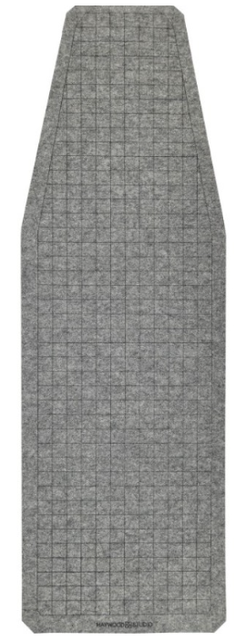 MSSWIMIB, Wool Ironing Board Mat 13-3/4” x 43-1/4"