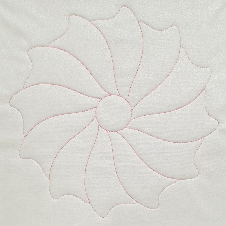 WT-WRTH41-S5-HS, Circles on Quilts Wreath 41 Set of 5 templates, High Shank by Westalee