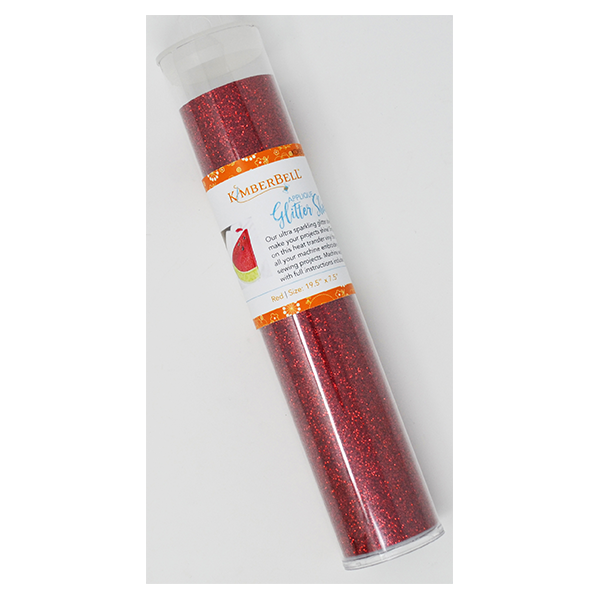 KDKB135, Applique Glitter Sheet, Red, 19.5"x7.5"