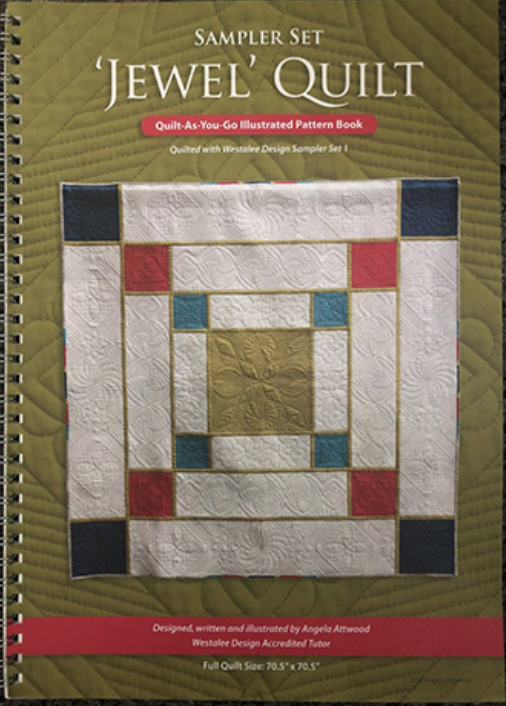 PATTERN-JEWLBOOK, Westalee, Jewel Quilt Book– By Angela Attwood 