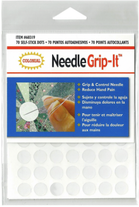 CNC60319, Needle Grip-It, Flexible Self-Adhesive Dots n(70 per pack)