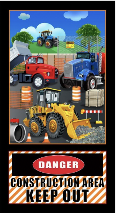 RSD-PANEL, 390P-99-PNL, Construction Zone  (60 x 105 cm)