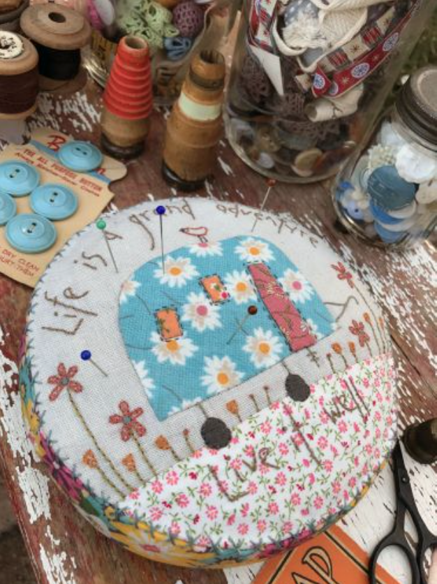 HP-F067, Pattern, Grand Adventure Pincushion - Pattern by Anni Downs