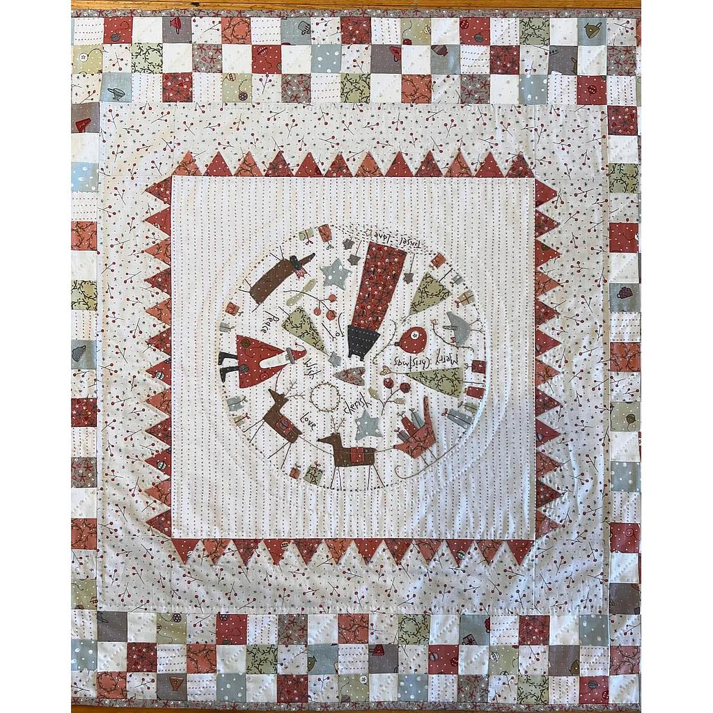 Tinsel Lane Pattern, Pattern by Anni Downs Hatched and Patched