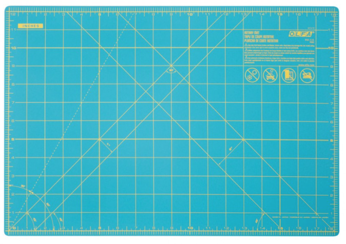 OLFA Cutting Mat Aqua Blue (30x45cm / 12"x18")
