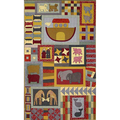 TBH-D025, Noah's Ark  Sampler Quilt Pattern