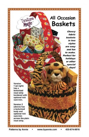 PBA165, Pattern, All Occasion Baskets (English) ByAnnie