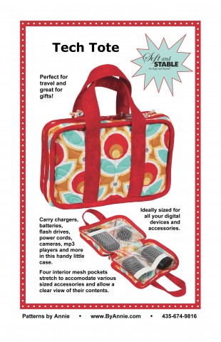 PBA193, Pattern, Tech Tote (English) ByAnnie