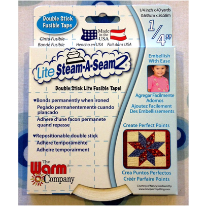 	WAC5409, Lite Steam-A-Seam 2 Fusible Web 1/4 inch Tape