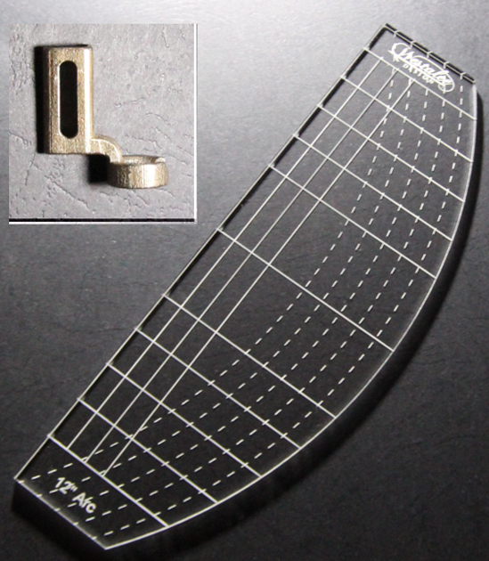 Low Shank Ruler Foot with 12" Arc and Stable Tape (WRF-SS-LS)