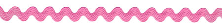 Pink Ric Rac (0.25", 6mm) - 36 YDS