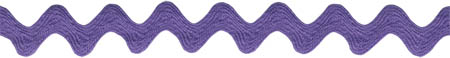 Purple Ric Rac (0.5", 125mm) - 24 YDS