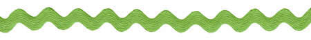 Lime Ric Rac (0.5", 125mm) - 24 YDS