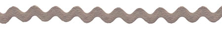 Tan Ric Rac (0.5", 125mm) - 24 YDS