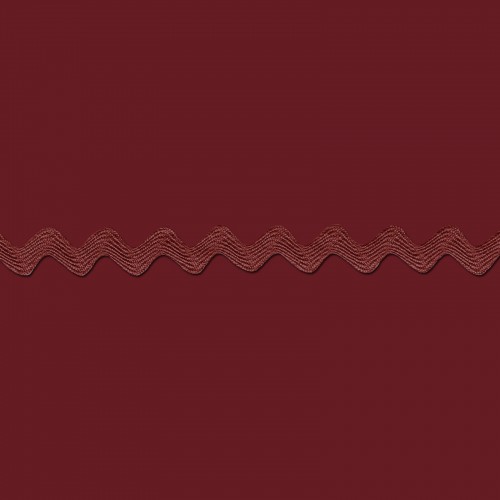 GAN765041-185, Barn Red Ric Rac (0.625", 150mm) - 24 YDS