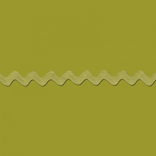 GAN765041-546, Chartreuse Ric Rac (0.625", 150mm) - 24 YDS