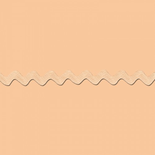 GAN765041-720, Peach Ric Rac (0.625", 150mm) - 24 YDS