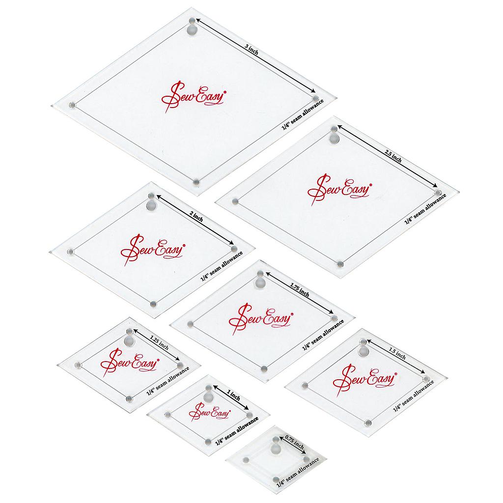 Mini Diamonds 8pc Template Set