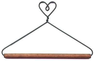 027704, Ackfeld Hanger Dowel 6" with one Heart