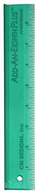 ADA08PLUS, Ruler Add An Eight Plus 9" 