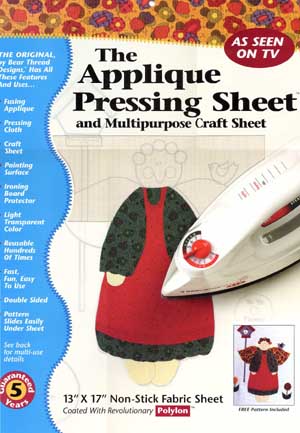 BTD206, Bear Thread Designs, The Applique Pressing Sheet 13" X 17" 