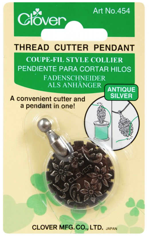 Thread Cutter Pendant Antique Silver PK OF 3 EA