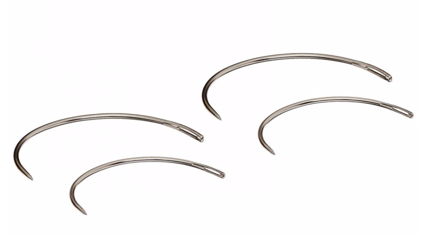 NEEDLE CURVED 2 ea: 2" & 2.5" 