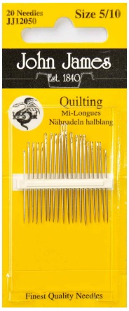 (8251-0510) John James Size 5/10 Quilting Needles