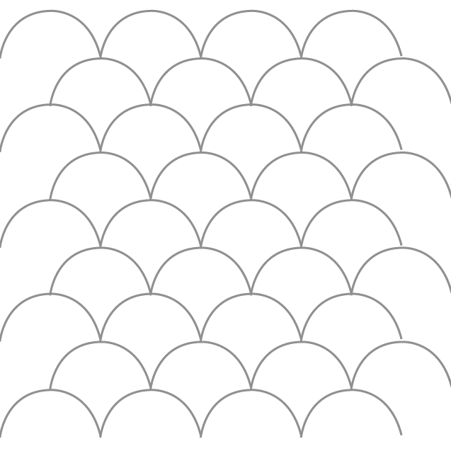 Clamshell Templates size 0.5"x 1" and 1.5"x 2" - High Shank