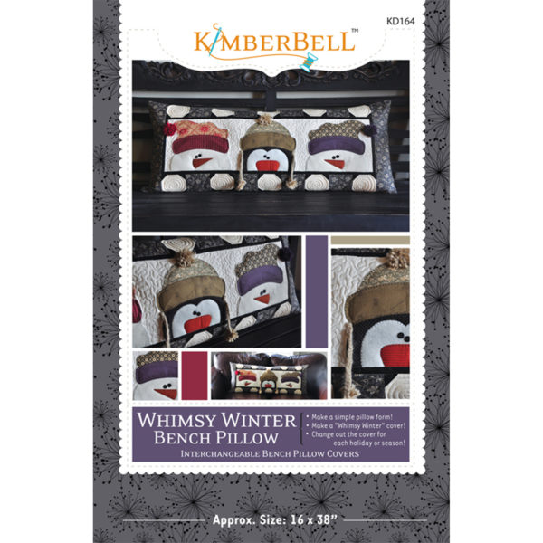 Whimsy Winter Bench Pillow Pattern for Sewing
